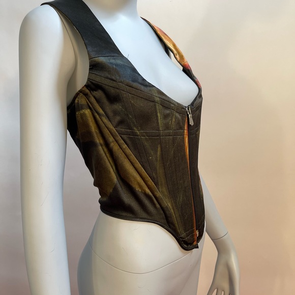 Vivienne Westwood BRAND NEW CAGE CORSET BOSSCHAERT PRINT IT 42 NWT - Picture 6 of 16